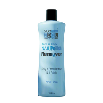Silky Cool Nail Polish Remover 1000ml – Nourishing Castor Oil Formula for Healthy Nails & Cuticles